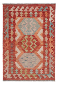 Kelim Rug - Splash - 126 x 88 cm - multicolored