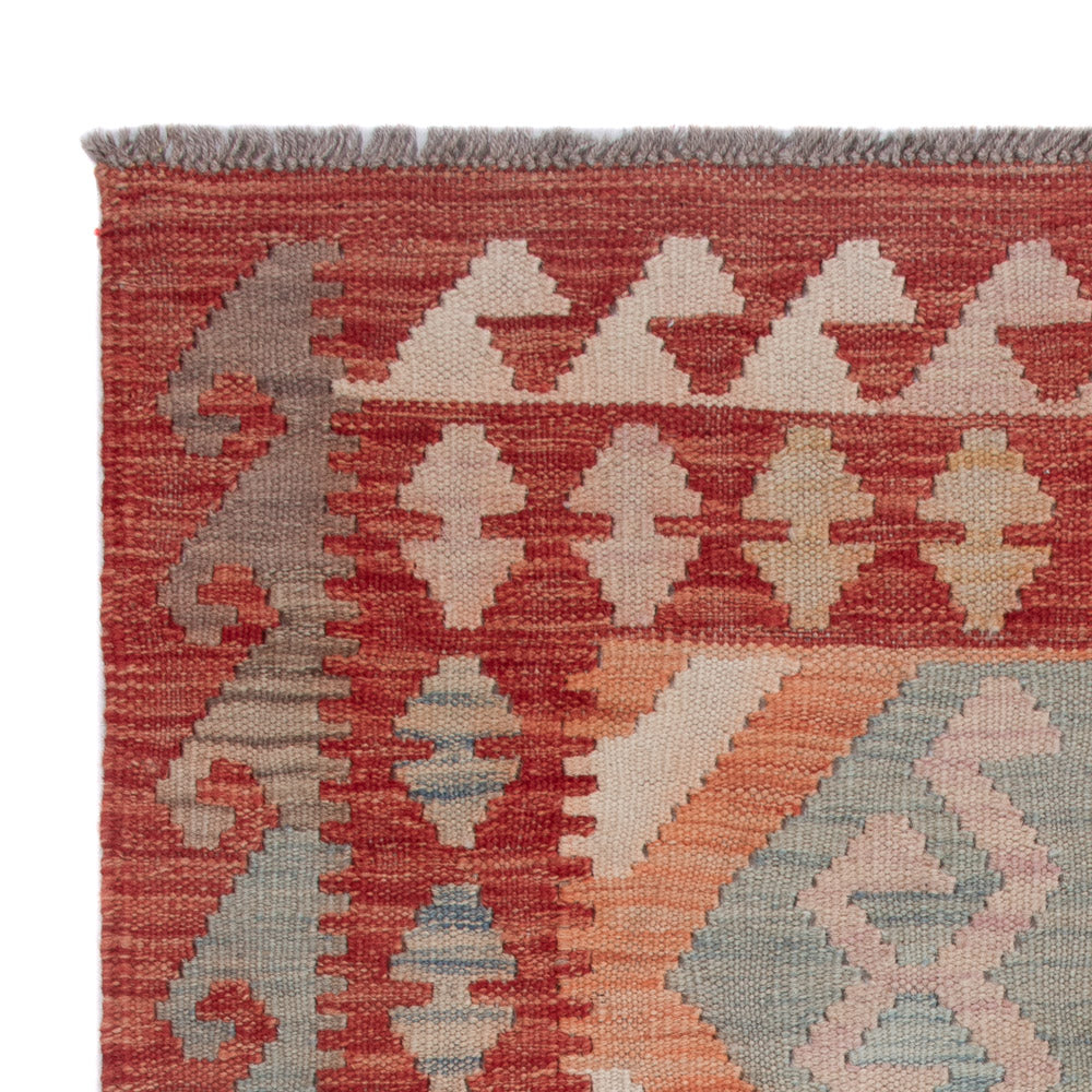 Kelim Rug - Splash - 126 x 88 cm - multicolored