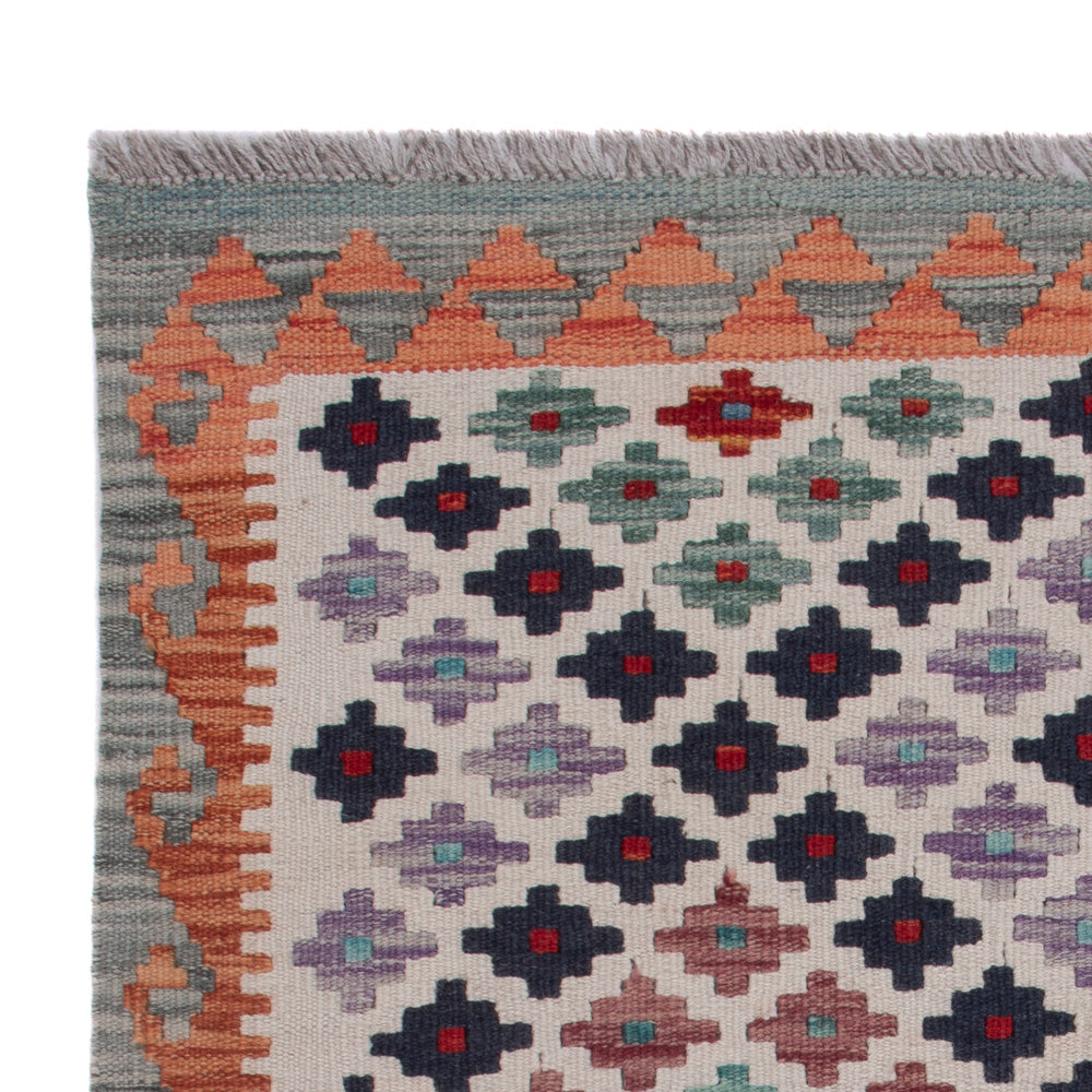 Kelim Rug - Splash - 125 x 91 cm - multicolored