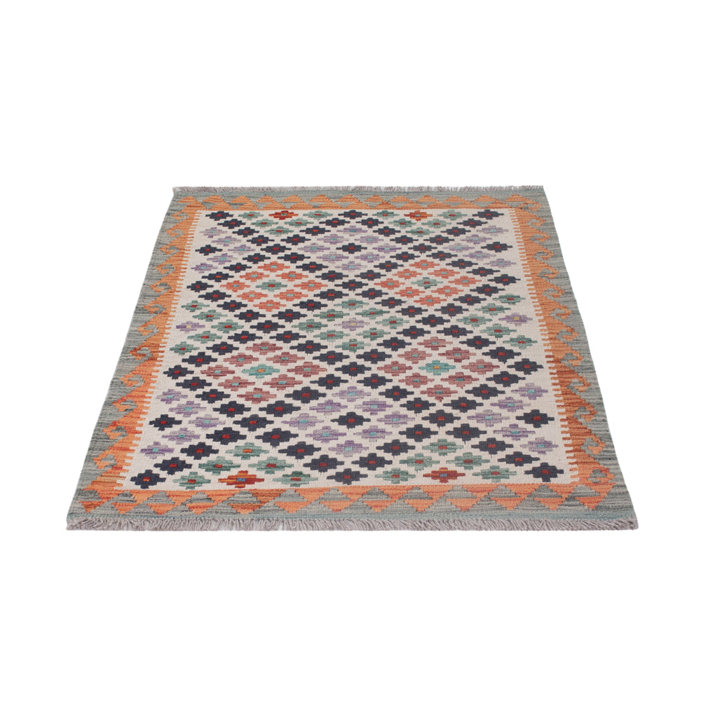 Kelim Rug - Splash - 125 x 91 cm - multicolored