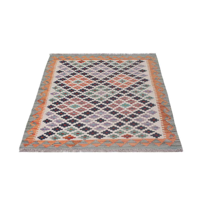 Kelim Rug - Splash - 125 x 91 cm - multicolored