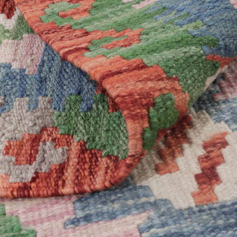 Kelim Teppich - Splash - 122 x 83 cm - mehrfarbig