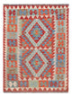 Kelim Rug - Splash - 113 x 89 cm - multicolored