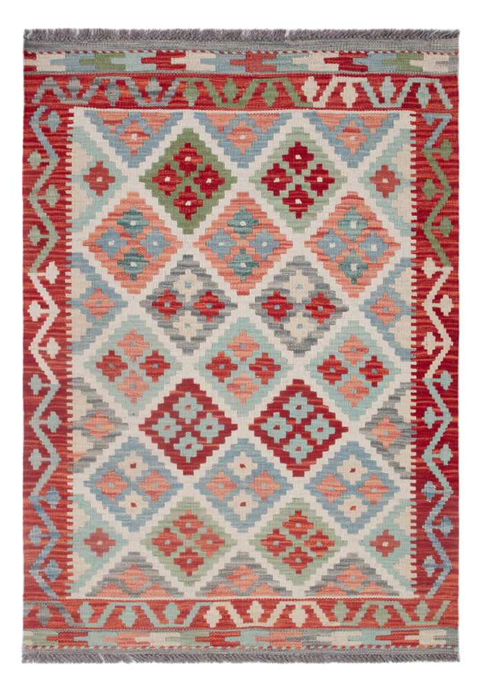 Kelim Teppich - Splash - 120 x 83 cm - mehrfarbig