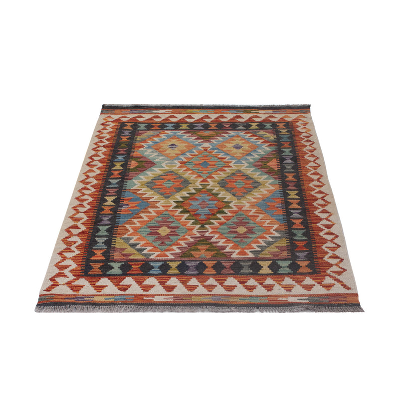 Kelim Rug - Splash - 132 x 85 cm - multicolored