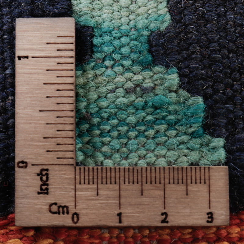 Kelim Rug - Splash - 132 x 85 cm - multicolored