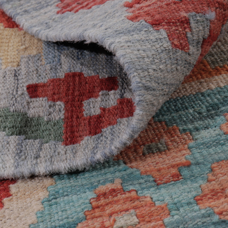 Kelim Rug - Splash - 128 x 85 cm - multicolored