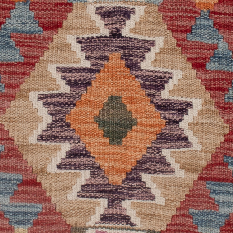 Kelim Rug - Splash - 127 x 74 cm - multicolored