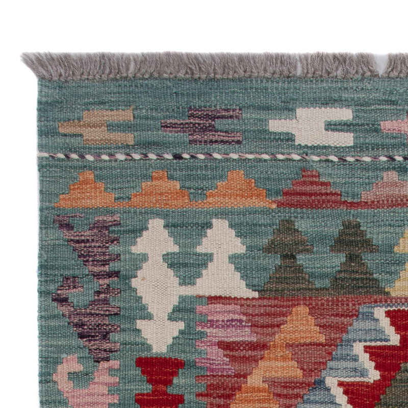 Kelim Rug - Splash - 127 x 74 cm - multicolored