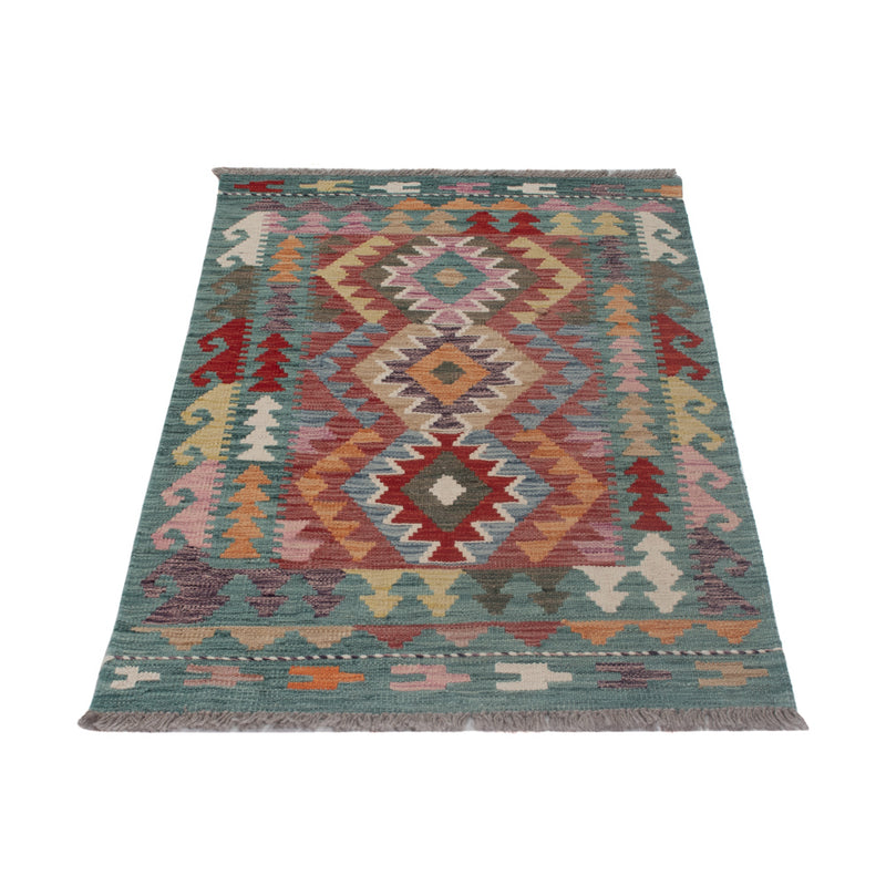 Kelim Rug - Splash - 127 x 74 cm - multicolored
