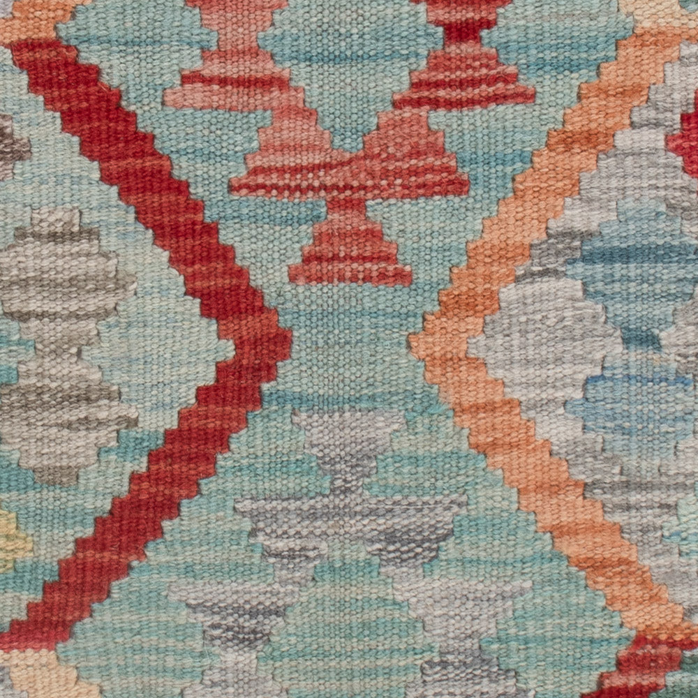 Kelim Rug - Splash - 126 x 79 cm - multicolored