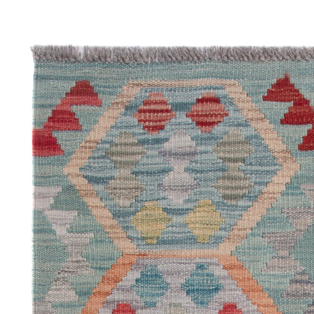 Kelim Rug - Splash - 126 x 79 cm - multicolored