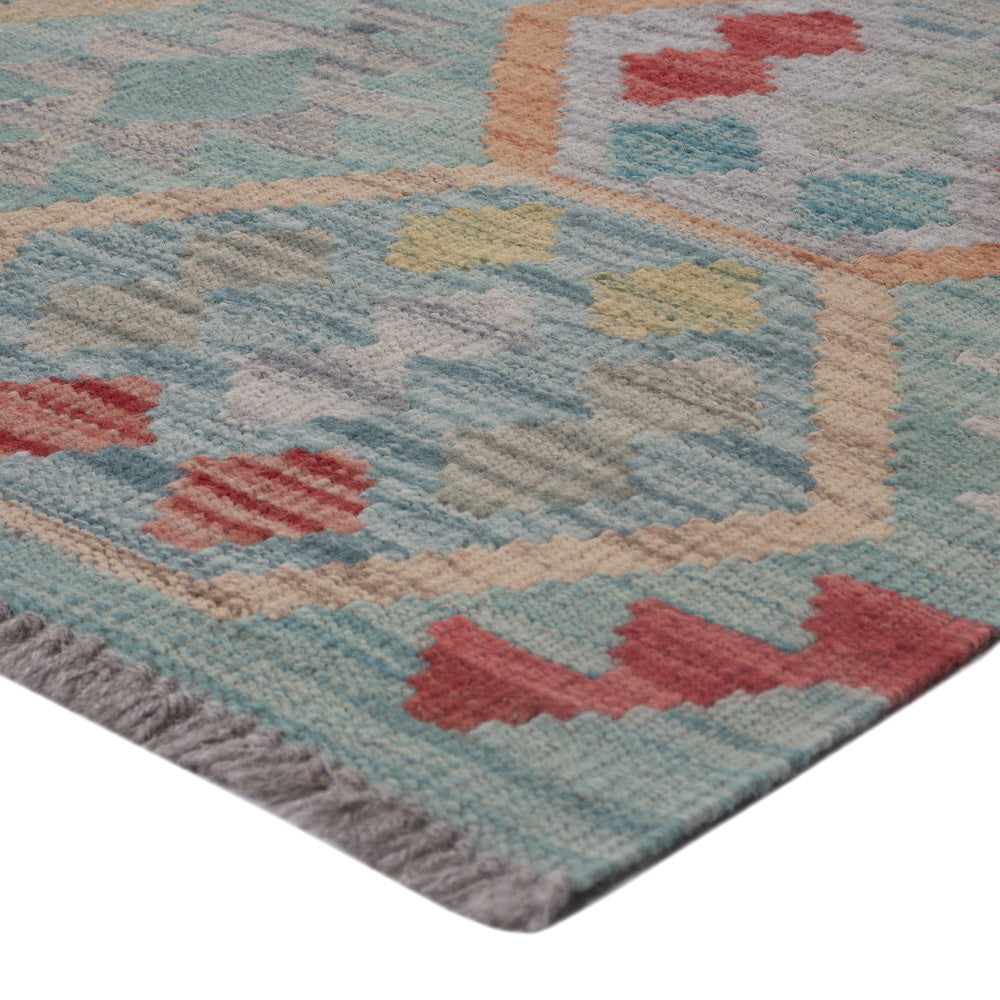 Kelim Rug - Splash - 126 x 79 cm - multicolored