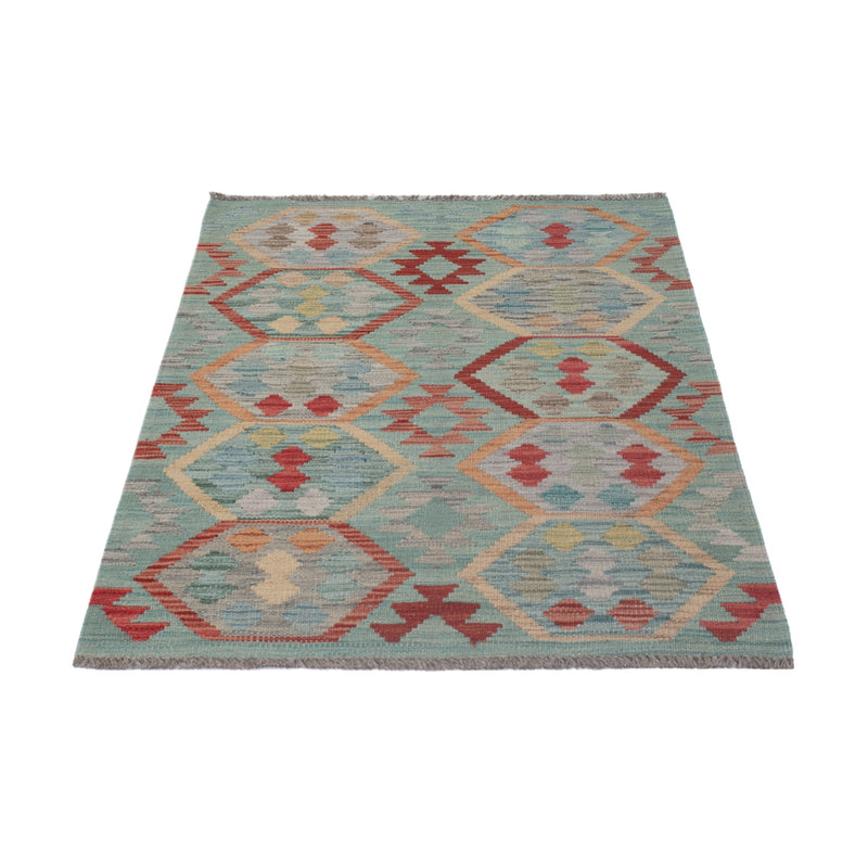 Kelim Rug - Splash - 126 x 79 cm - multicolored
