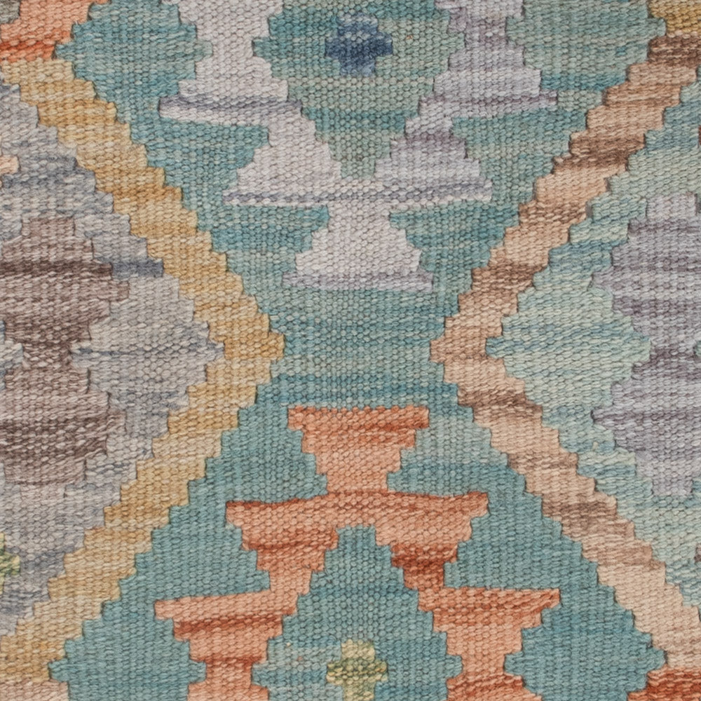 Kelim Rug - Splash - 126 x 80 cm - multicolored