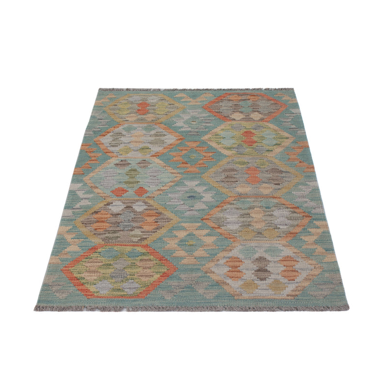 Kelim Rug - Splash - 126 x 80 cm - multicolored