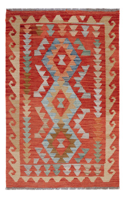 Kelim Rug - Splash - 118 x 76 cm - multicolored