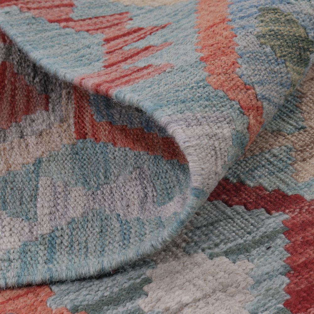 Kelim Rug - Splash - 130 x 79 cm - multicolored