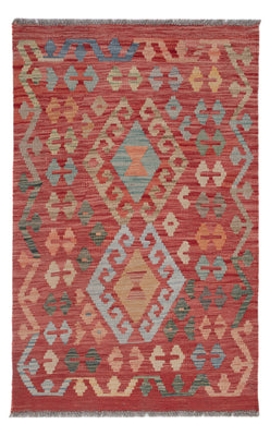 Kelim Rug - Splash - 117 x 76 cm - multicolored