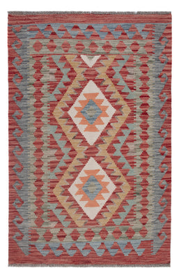 Kelim Rug - Splash - 123 x 82 cm - multicolored
