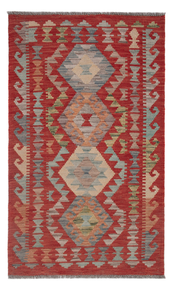 Kelim Rug - Splash - 128 x 74 cm - multicolored