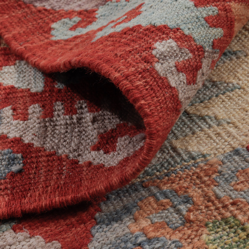 Kelim Rug - Splash - 128 x 74 cm - multicolored