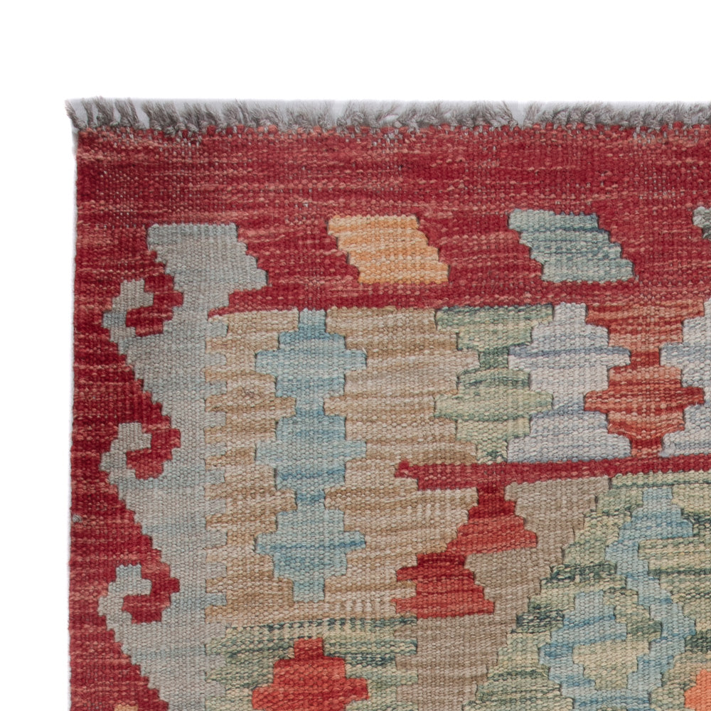 Kelim Rug - Splash - 124 x 83 cm - multicolored