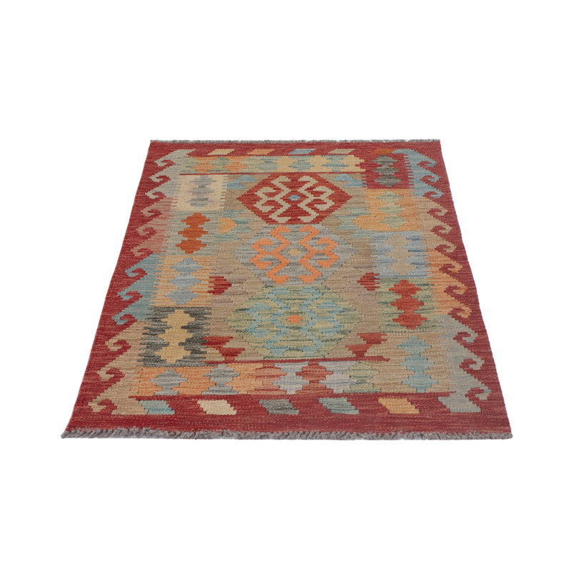Kelim Rug - Splash - 124 x 83 cm - multicolored