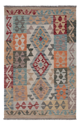 Kelim Rug - Splash - 117 x 80 cm - multicolored