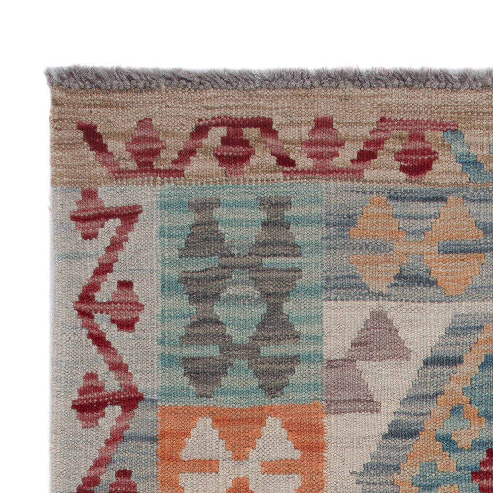 Kelim Teppich - Splash - 117 x 80 cm - mehrfarbig