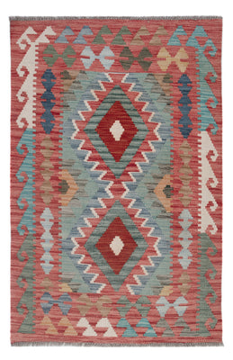 Kelim Rug - Splash - 124 x 80 cm - multicolored