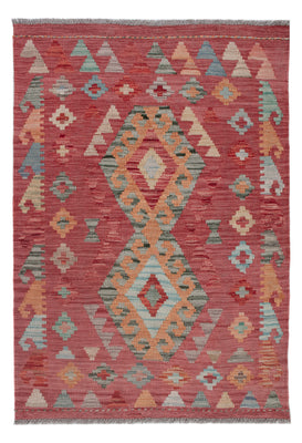 Kelim Rug - Splash - 125 x 85 cm - multicolored