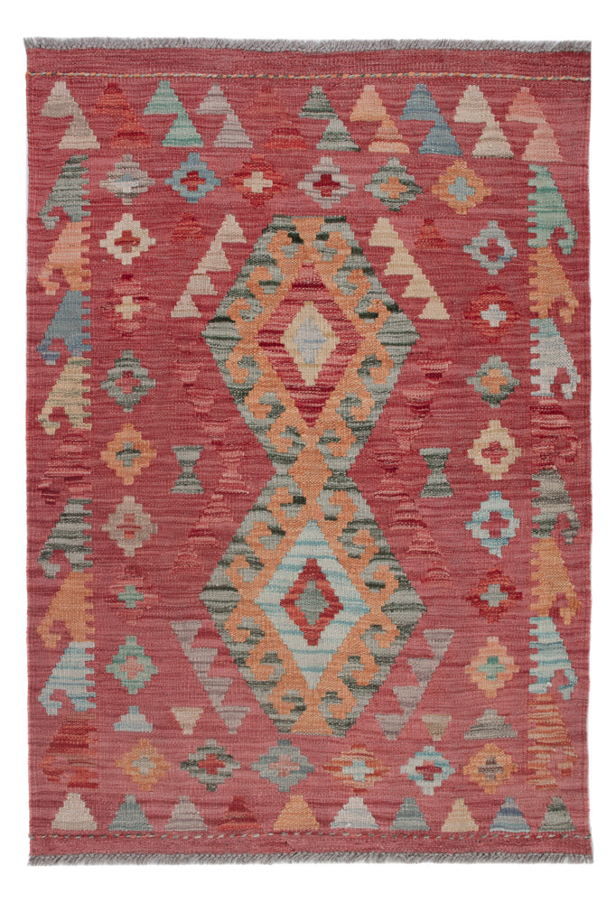 Kelim Rug - Splash - 125 x 85 cm - multicolored