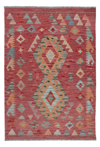 Kelim Rug - Splash - 125 x 85 cm - multicolored