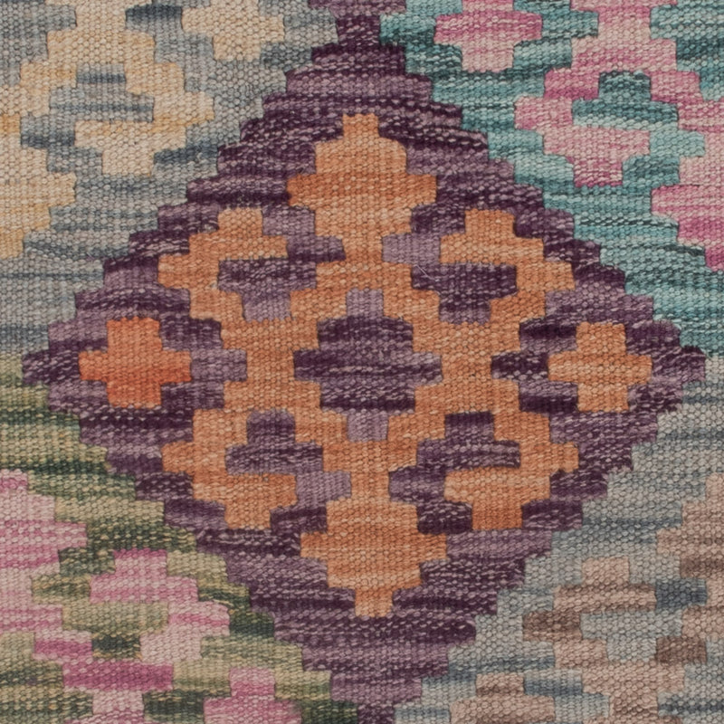 Kelim Rug - Splash - 135 x 82 cm - multicolored