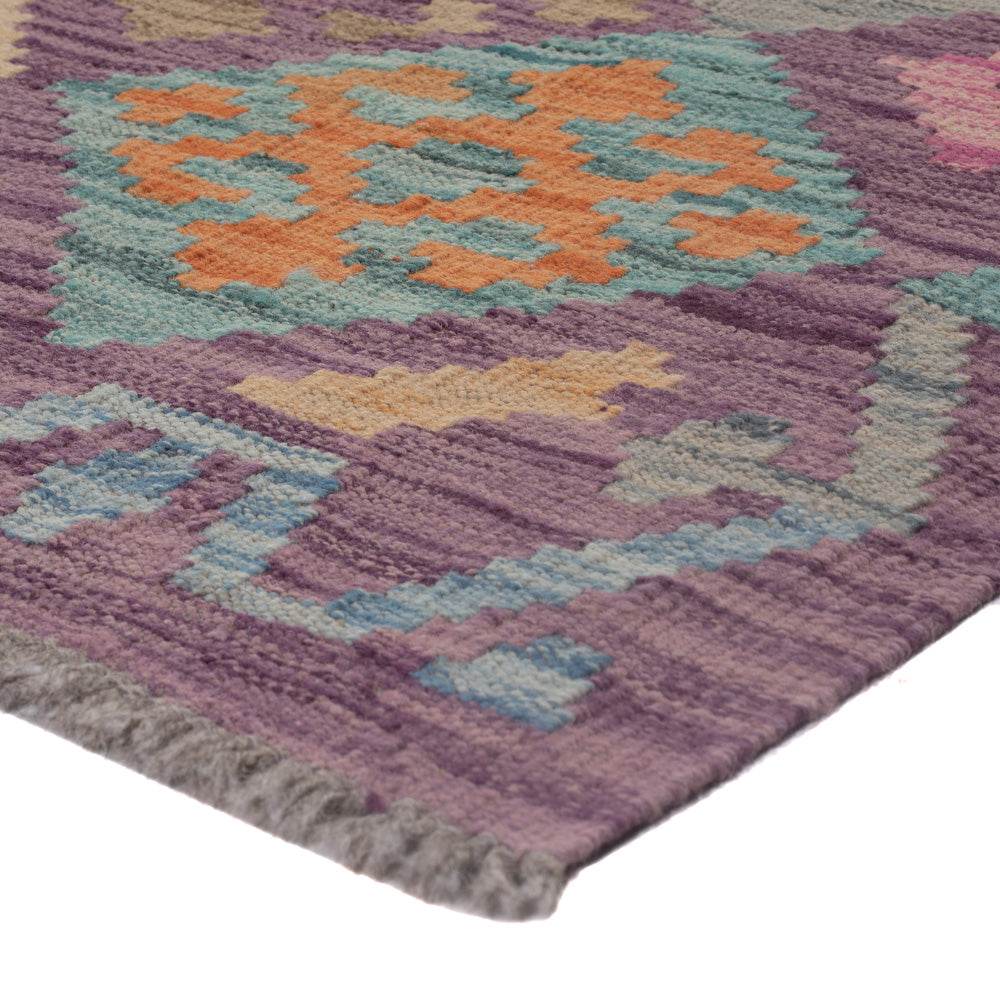 Kelim Rug - Splash - 135 x 82 cm - multicolored