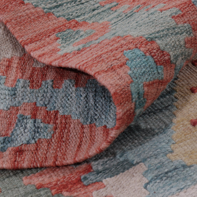 Kelim Rug - Splash - 127 x 77 cm - multicolored