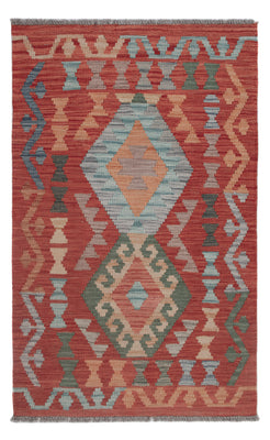 Kelim Rug - Splash - 122 x 77 cm - multicolored