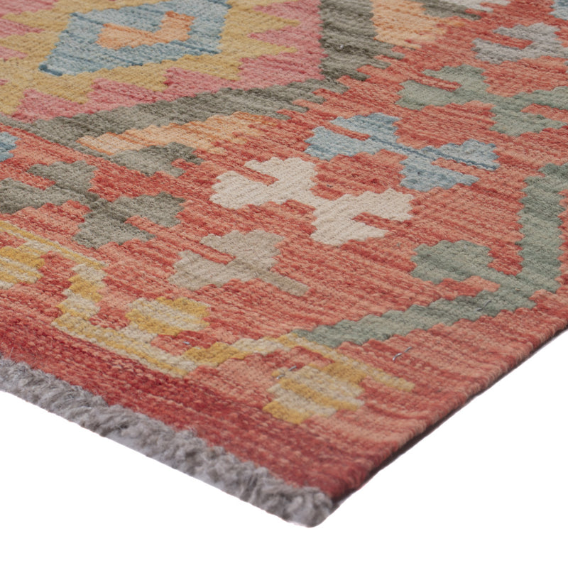 Kelim Rug - Splash - 131 x 76 cm - multicolored