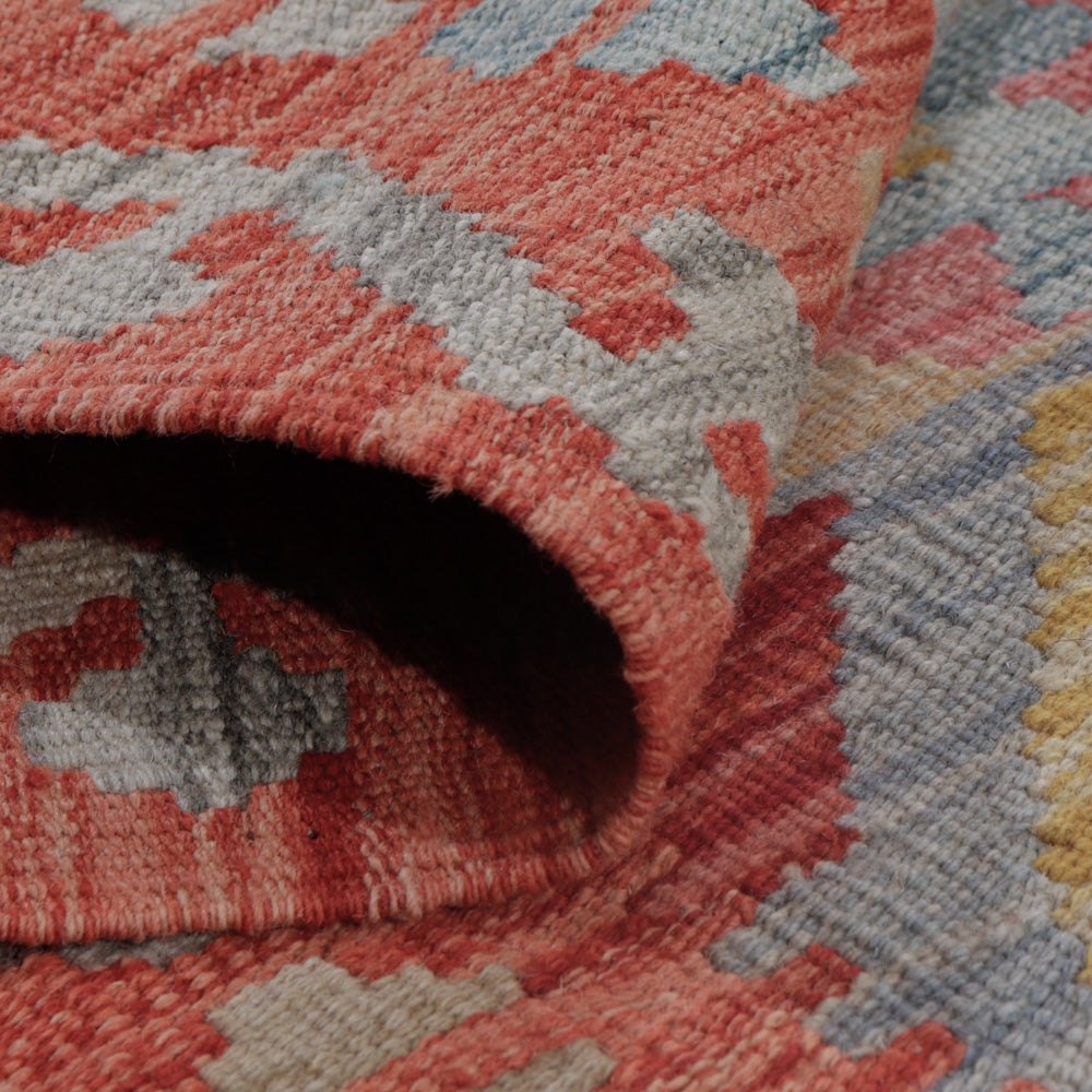 Kelim Rug - Splash - 131 x 76 cm - multicolored