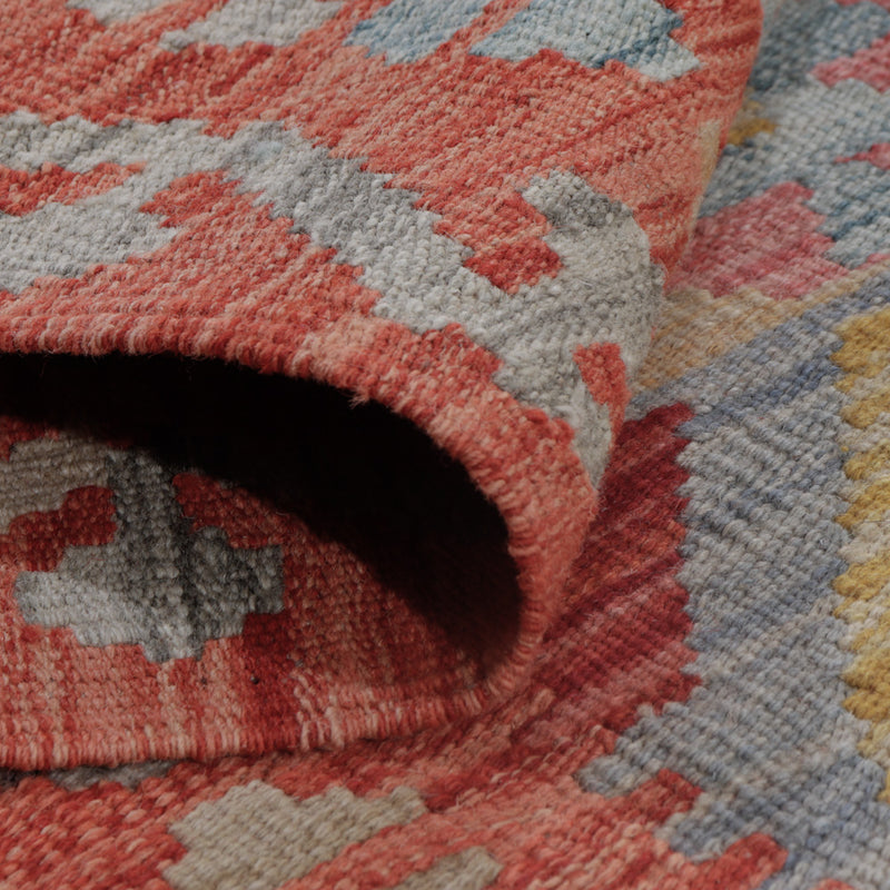 Kelim Rug - Splash - 131 x 76 cm - multicolored