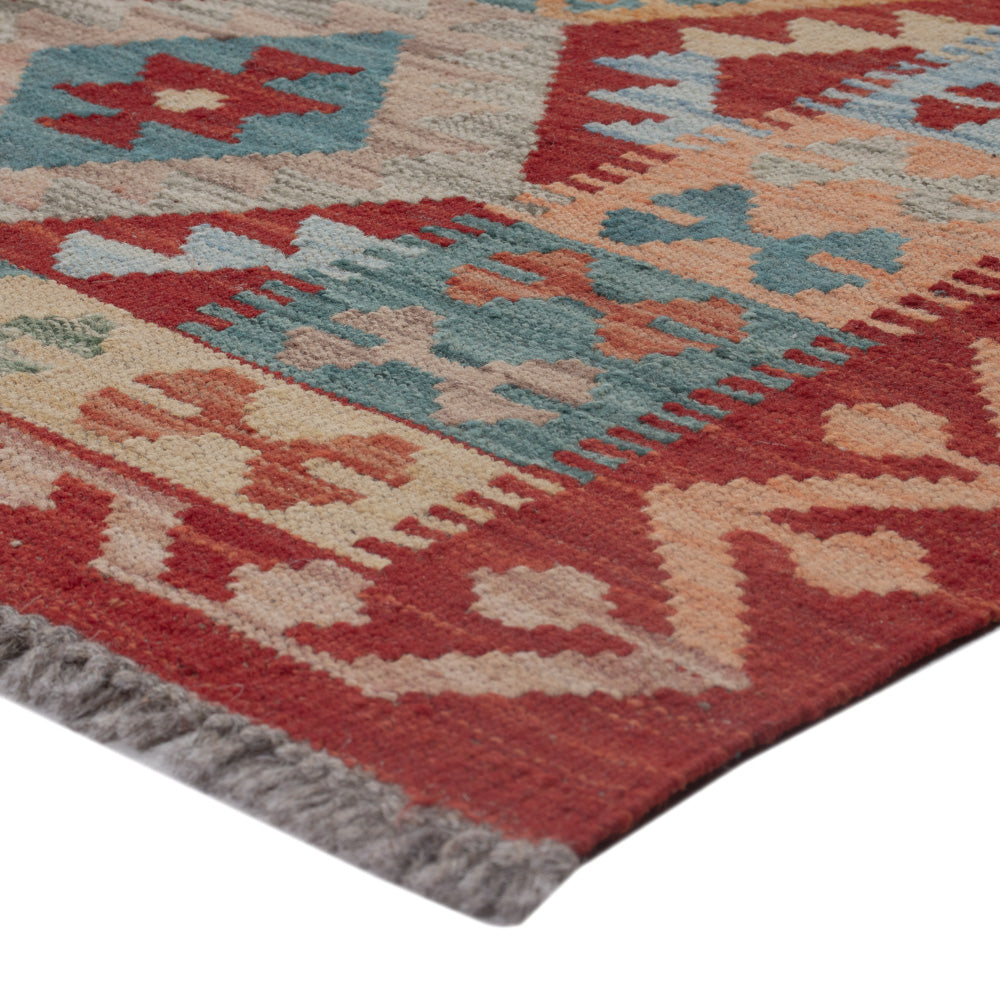 Kelim Rug - Splash - 129 x 79 cm - multicolored