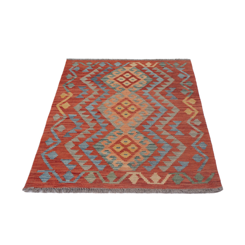 Kelim Rug - Splash - 130 x 83 cm - multicolored
