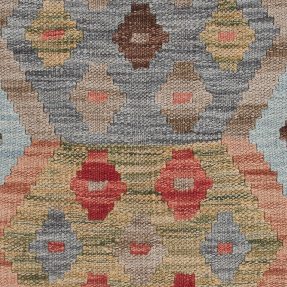 Kelim Rug - Splash - 121 x 87 cm - multicolored