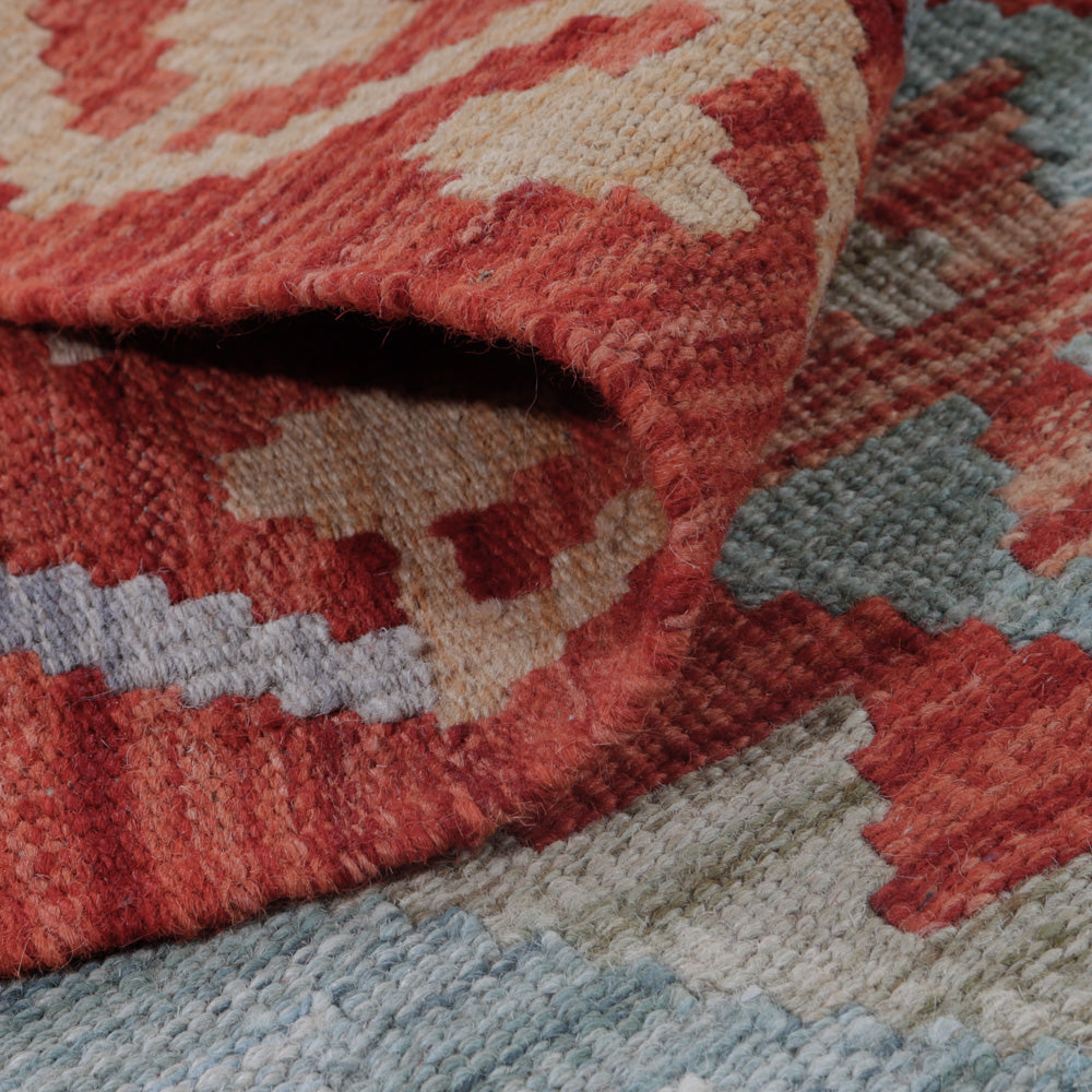 Kelim Rug - Splash - 154 x 83 cm - multicolored