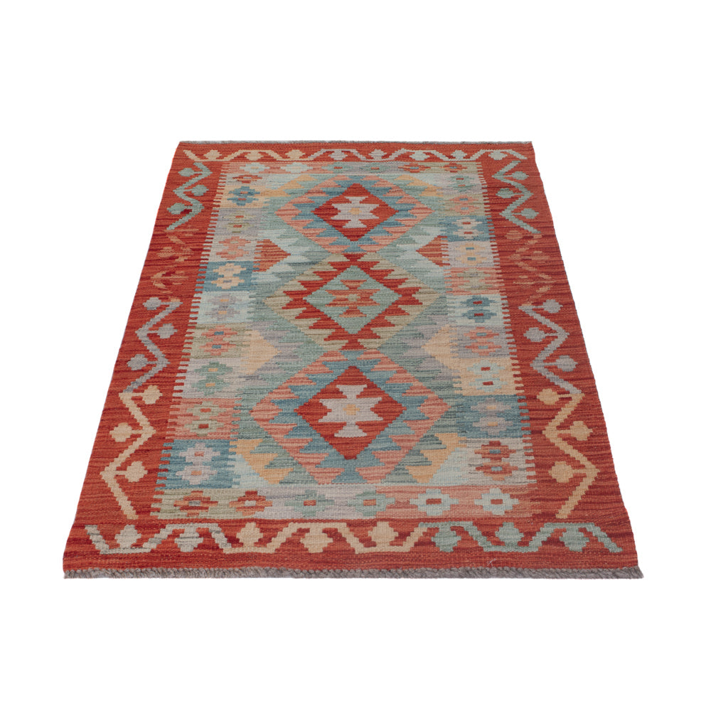 Kelim Rug - Splash - 154 x 83 cm - multicolored