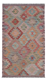 Kelim Rug - Splash - 129 x 74 cm - multicolored