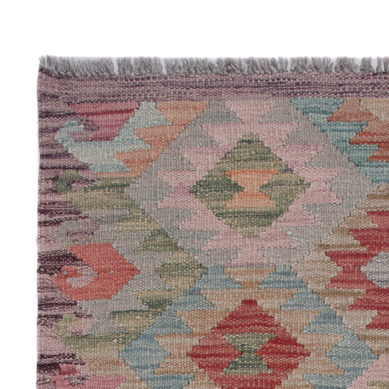 Kelim Rug - Splash - 129 x 74 cm - multicolored