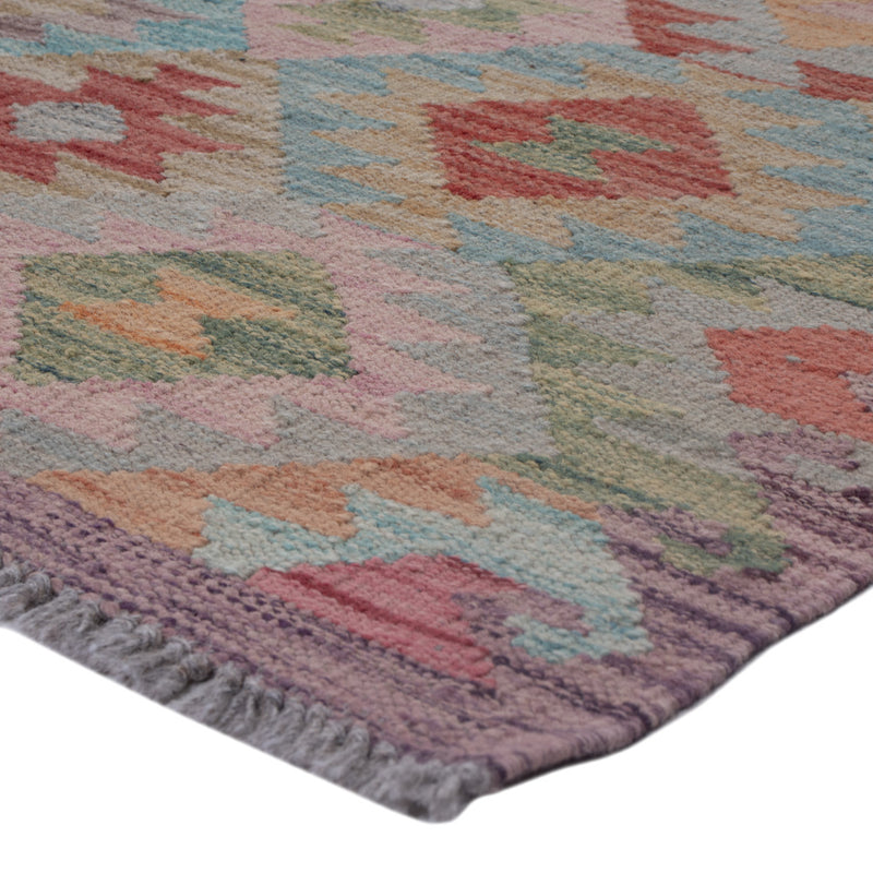 Kelim Rug - Splash - 129 x 74 cm - multicolored