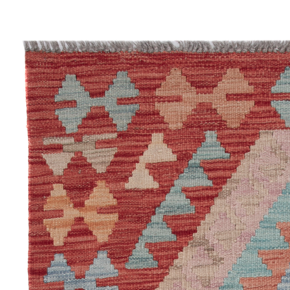 Kelim Rug - Splash - 129 x 78 cm - multicolored